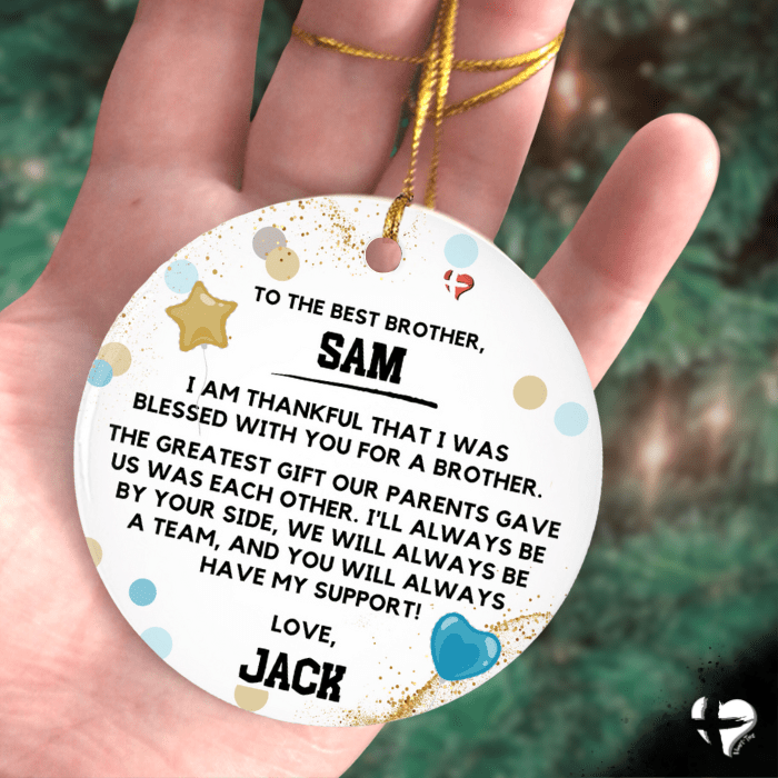 To My Son - Ceramic Ornament - HGF#CO Ornaments and Accents