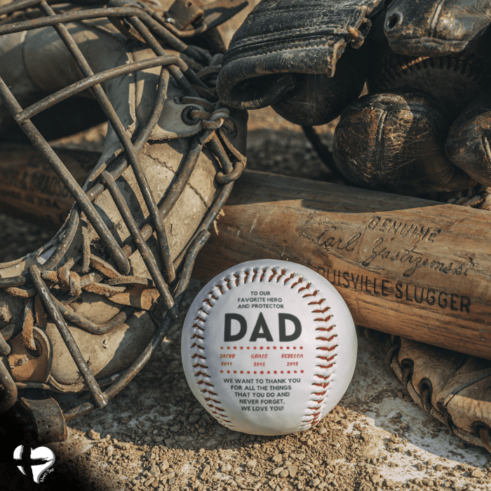 Dad Gift From Kids - Custom Baseball - HGF#296BB Sports