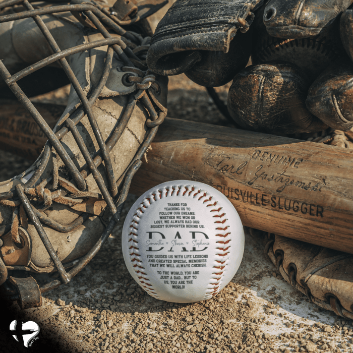 Dad - You Are The World To Us - Personalized Baseball HGF#298BB Sports