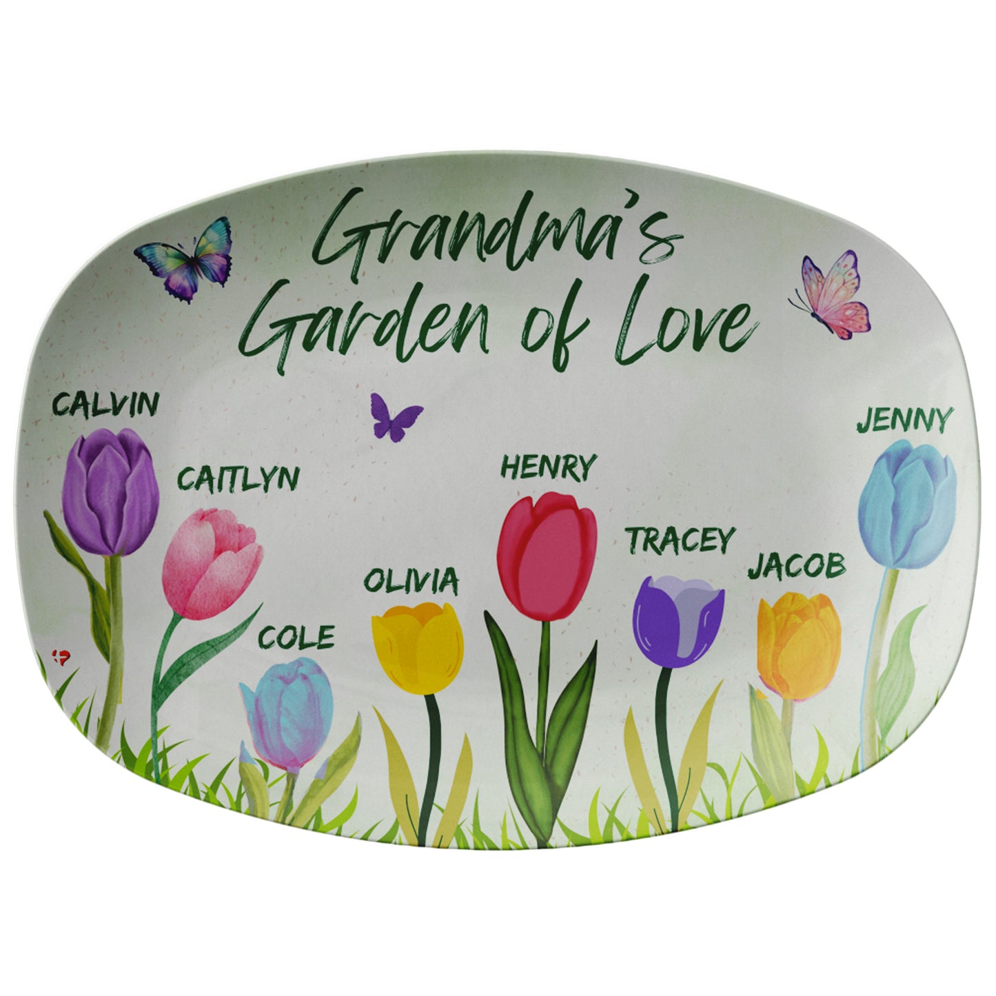 Grandma Tulip Garden Personalized