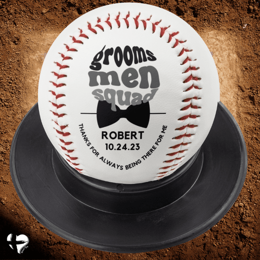 Groomsman Squad - Personalized Baseball - HGF#299BB Sports Red