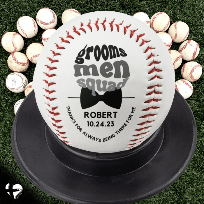 Groomsman Squad - Personalized Baseball - HGF#299BB Sports