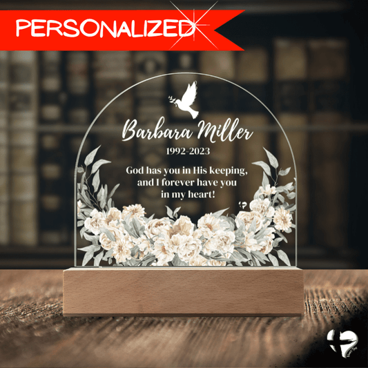 In God's Keeping - Memorial Plaque - HGF#339DA Plaques