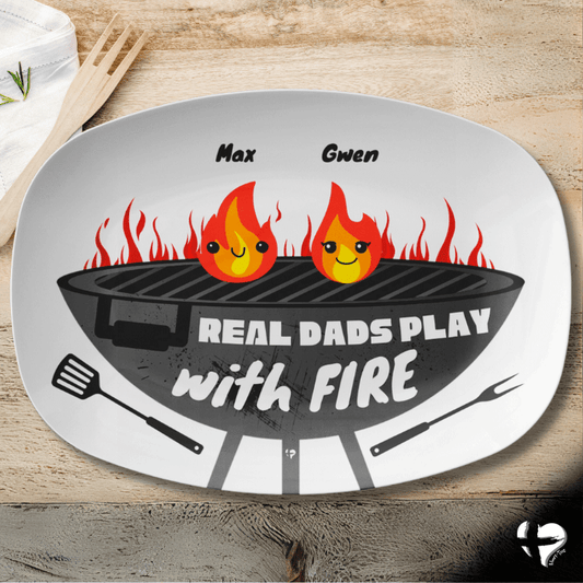 Funny Grilling Gifts For Dad - BBQ Platter - THG#359DP Kitchenware