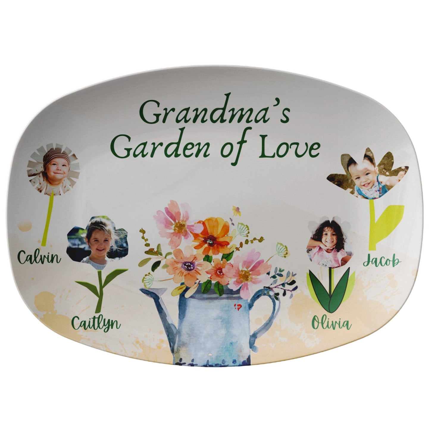 THG#417DP Grandma's Garden Watering Can 4 kids Kitchenware