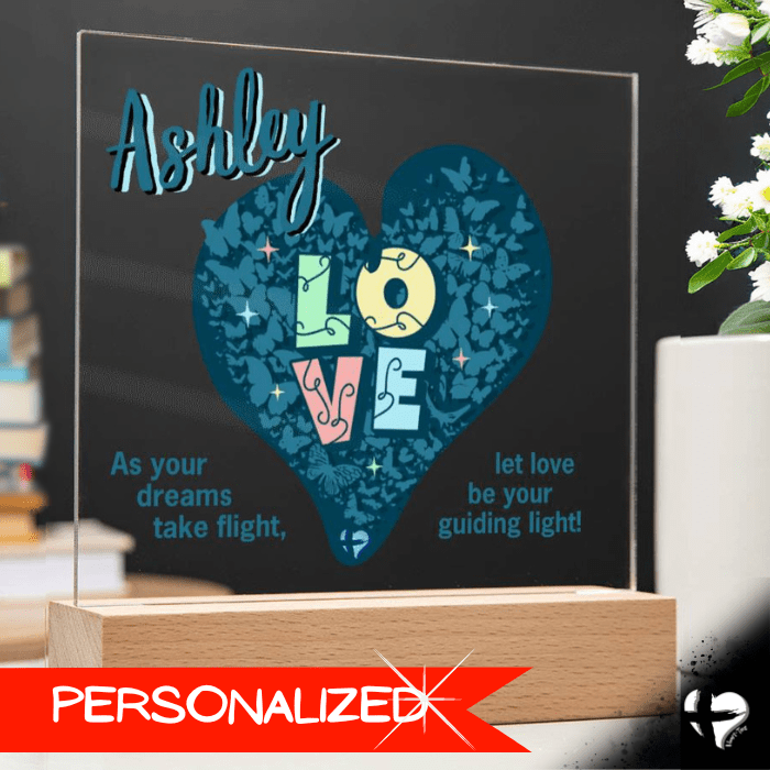 HGF#337AP Let Love Be Your Guiding Light Acrylic Plaque Plaque