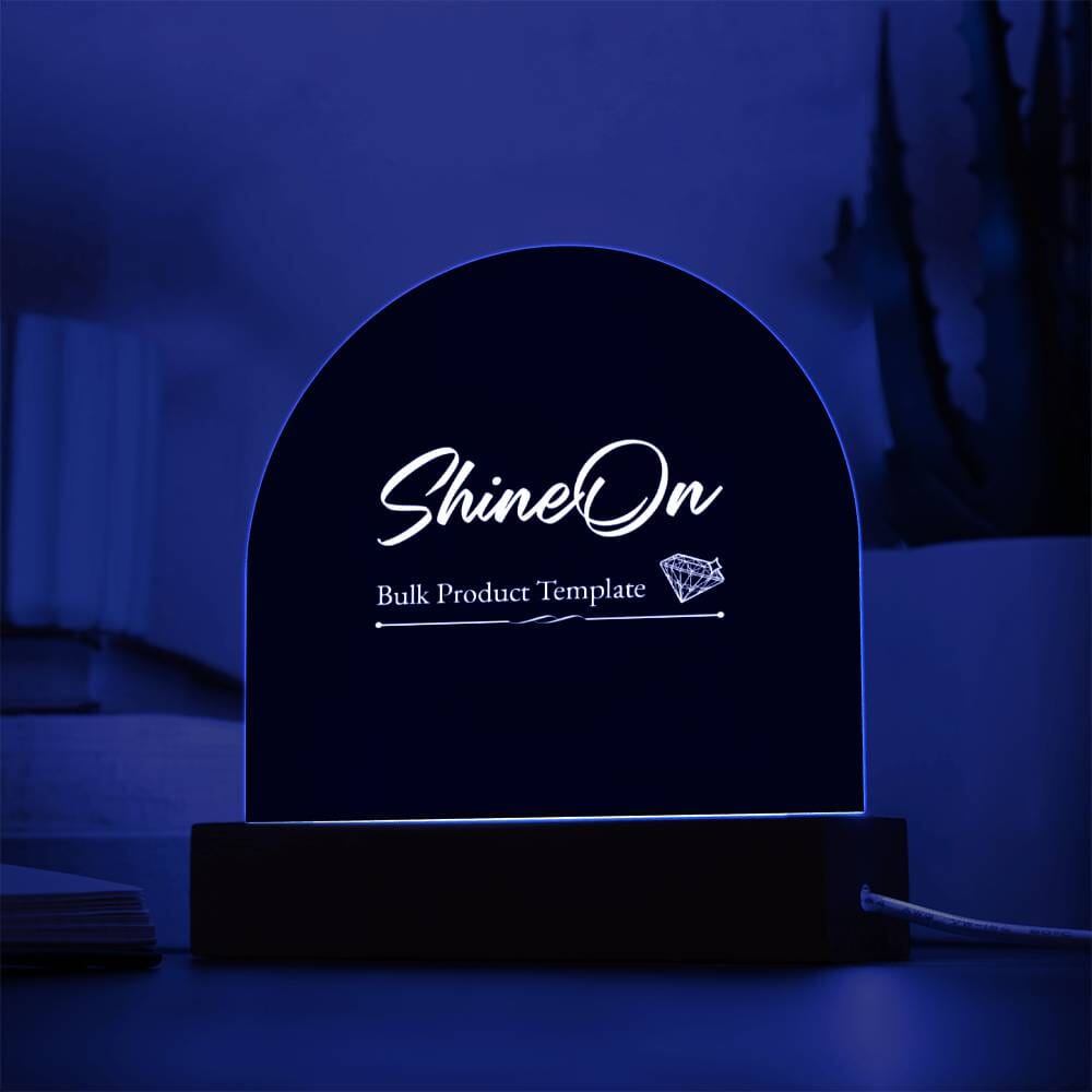 Acrylic Dome Plaque Jewelry