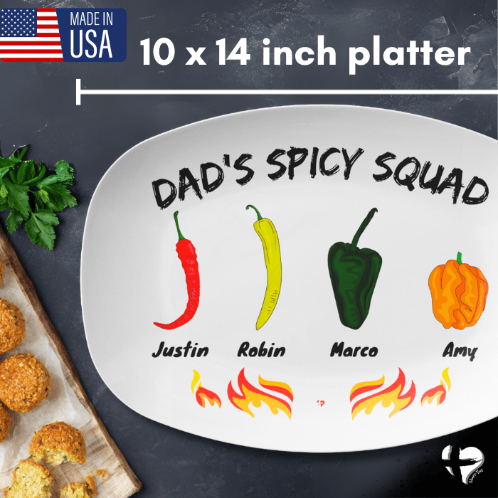 Keep It Spicy Serving Platter THG#363DP Kitchenware