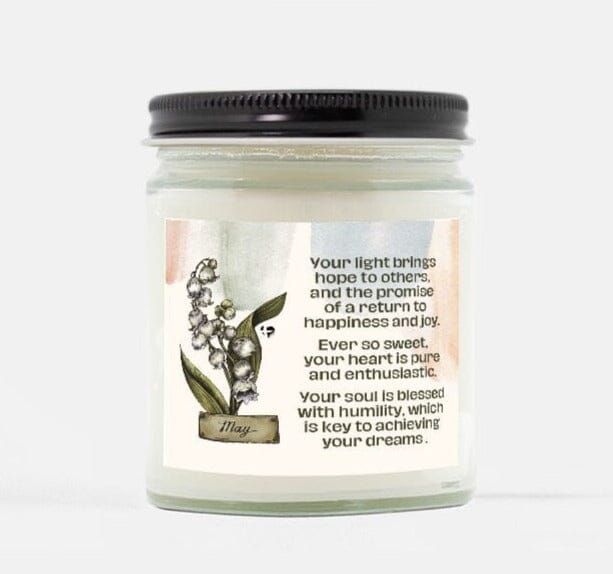 Birth Month Soy Candle - May HGF#255SC Candles
