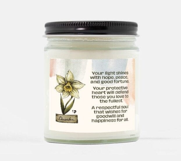Birth Month Soy Candle - December HGF#255SC Candles