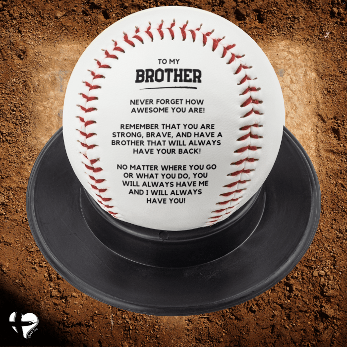 Brother Gift - I Got Your Back Custom Baseball - From Brother HGF#164BBb Sports Red