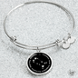 Gemini Zodiac Sign Bracelet Jewelry Luxury Bangle (Silver) No