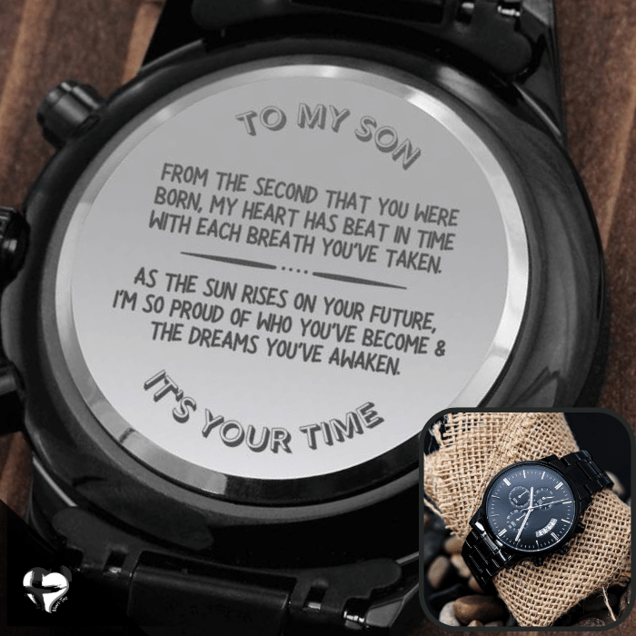 Son It s Your Time Engraved Watch