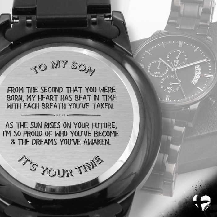 Son - It's Your Time - Engraved Watch Jewelry