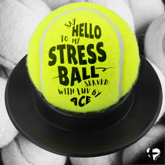 Say Hello To My Stress Ball - Tennis Sports Display HGF#253TB Sports