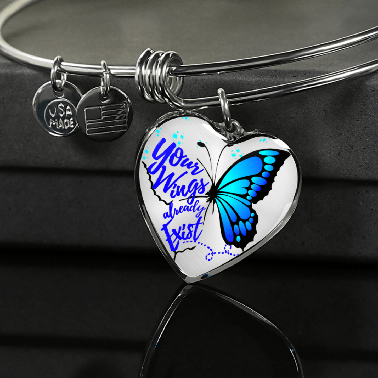 Blue Butterfly Bracelet Jewelry