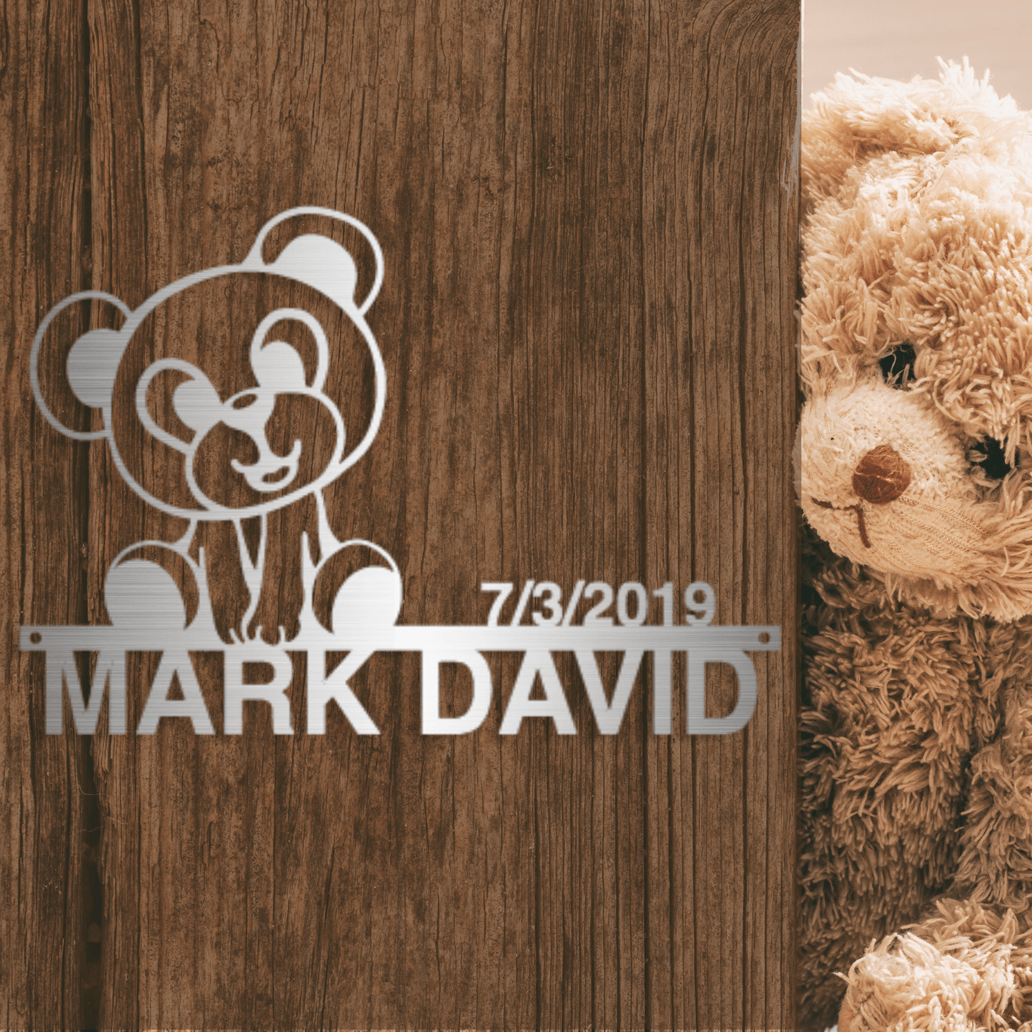Teddy Bear Nursery Sign custom