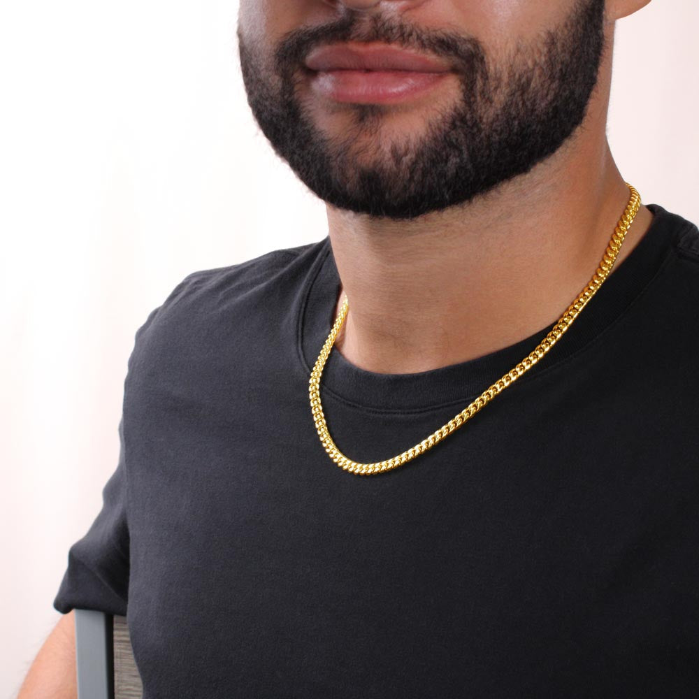 To Husband - My Love My Destiny My Life - Cuban Chain 80CCbGrn Jewelry