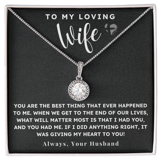 To My Wife - What Matters Most - Eternal Hope HGF93EHb Jewelry Standard Box