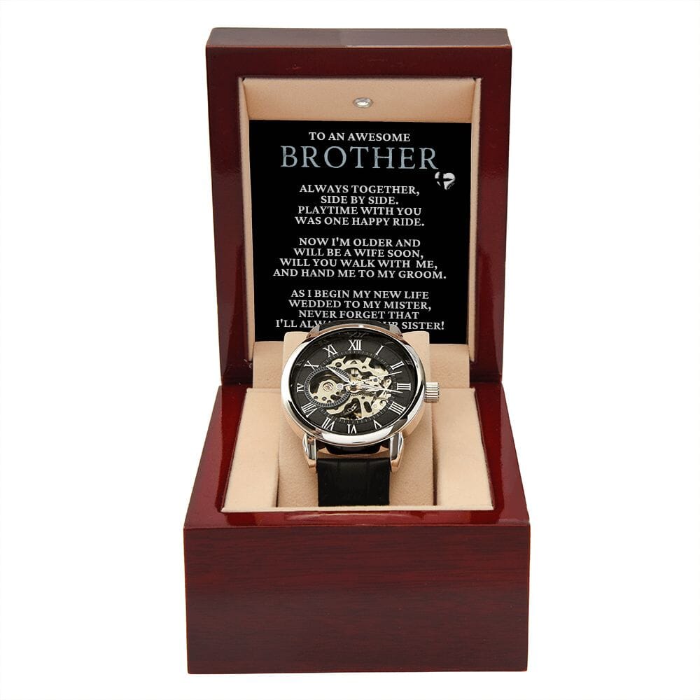 Brother of the Bride - Walk Me Down The Aisle - Watch HGF#73OW Jewelry