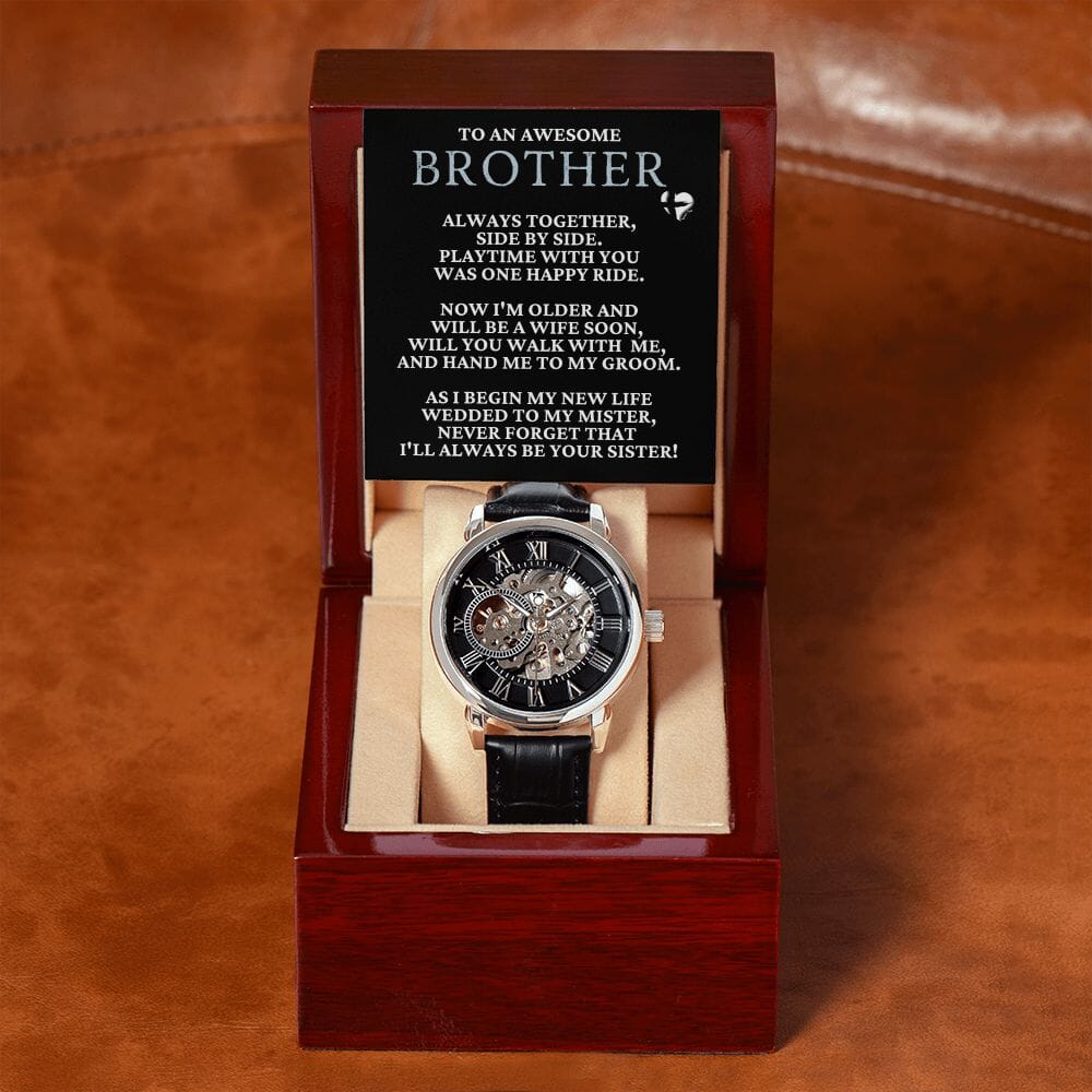 Brother of the Bride - Walk Me Down The Aisle - Watch HGF#73OW Jewelry
