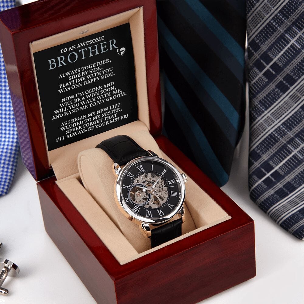 Brother of the Bride - Walk Me Down The Aisle - Watch HGF#73OW Jewelry
