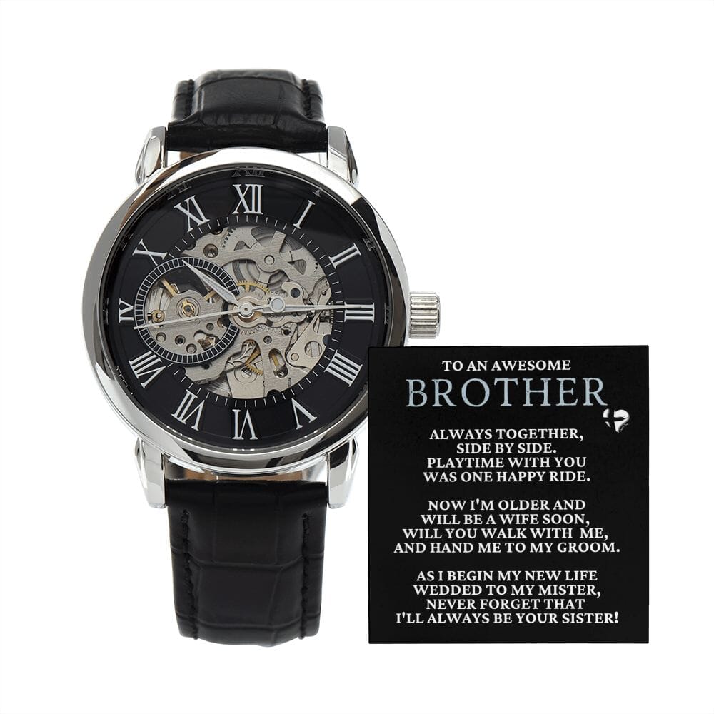 Brother of the Bride - Walk Me Down The Aisle - Watch HGF#73OW Jewelry