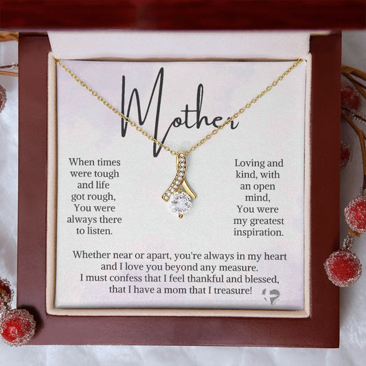 Mother - Beyond Any Measure - Alluring Beauty HGF#003RABv2 Jewelry 18K Yellow Gold Finish Luxury Box