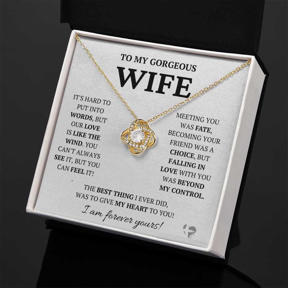 Wife - Love Like The Wind - Love Knot HGF#228LK-P2V4 Jewelry