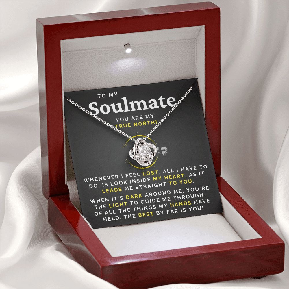 Soulmate - My True North - Love Knot Necklace HGF#001RLK