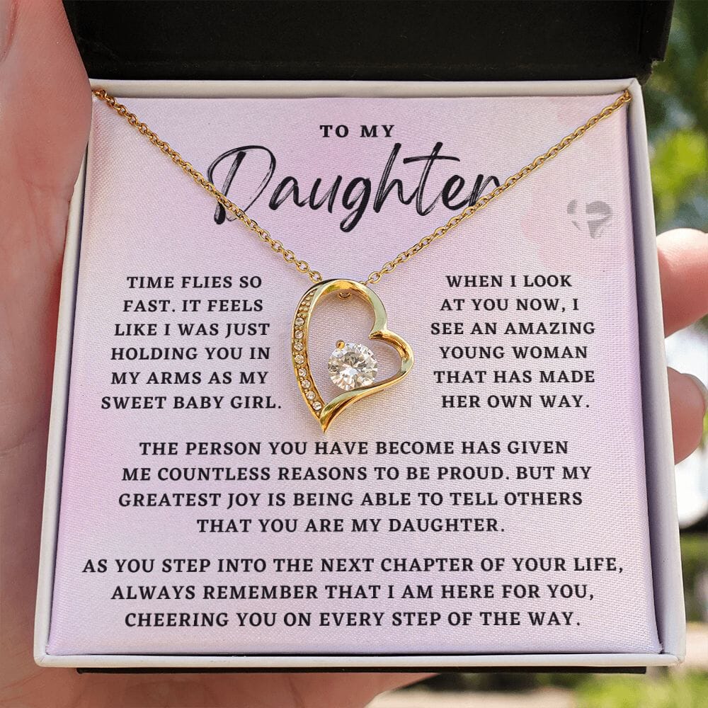 Daughter - Graduation Heart Necklace - HGF#262 Jewelry