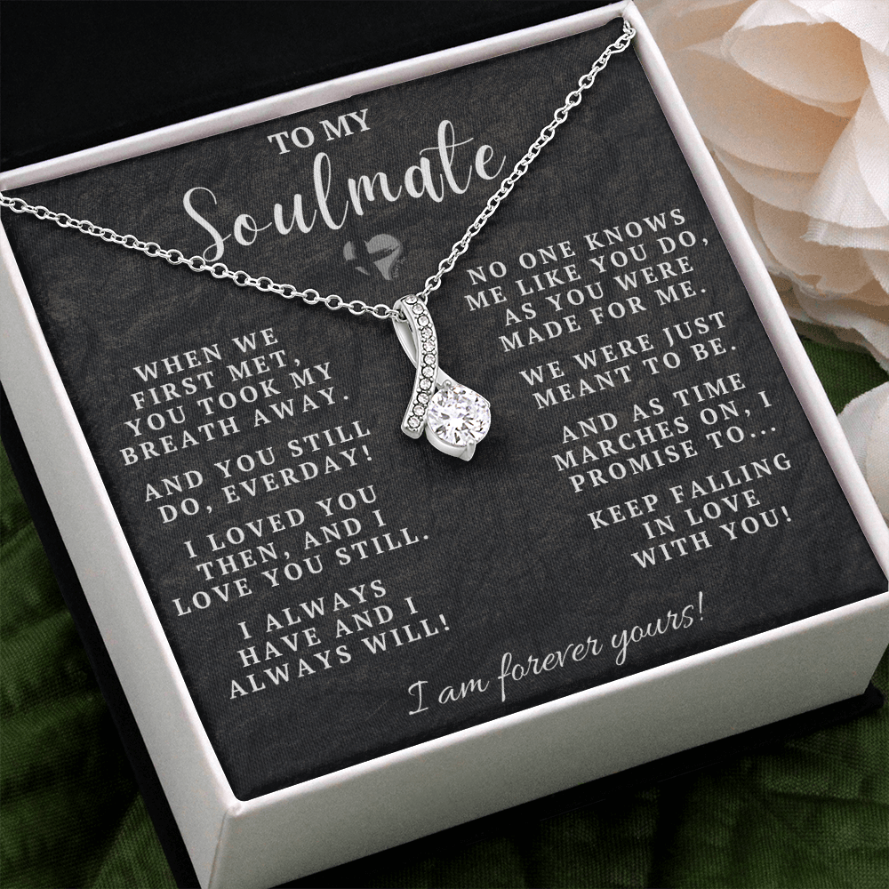 Soulmate - Then and Now - Forever Yours Alluring Beauty HGF96AB Jewelry Two Toned Box