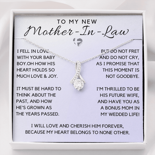 To My New Mother In Law - Alluring Beauty HGF#95AB Jewelry Two Toned Box