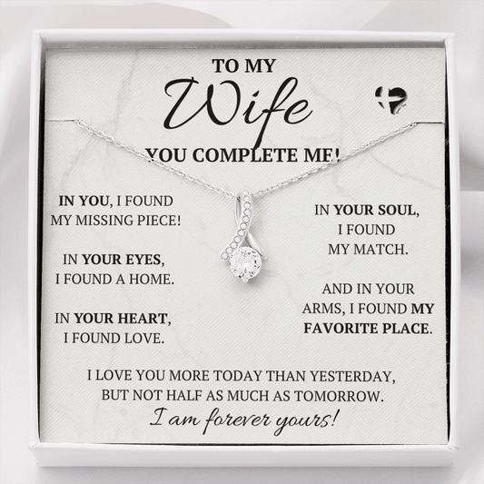 To My Wife - My Missing Piece - Alluring Beauty HGF90AB Jewelry