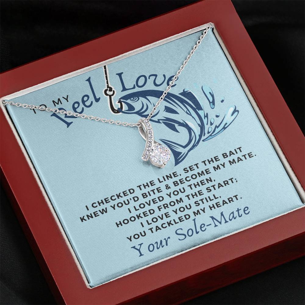 To My Reel Love Necklace Jewelry Mahogany Style Luxury Box
