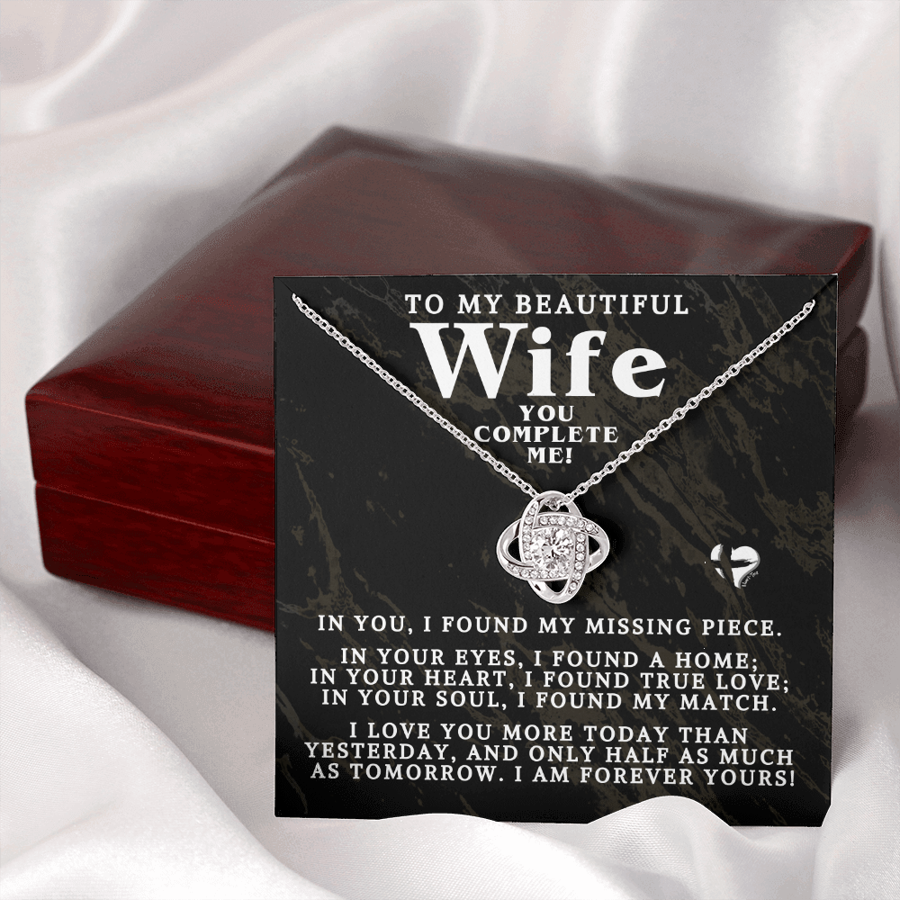 To My Wife - You Complete Me - HGF86LKBlk Jewelry