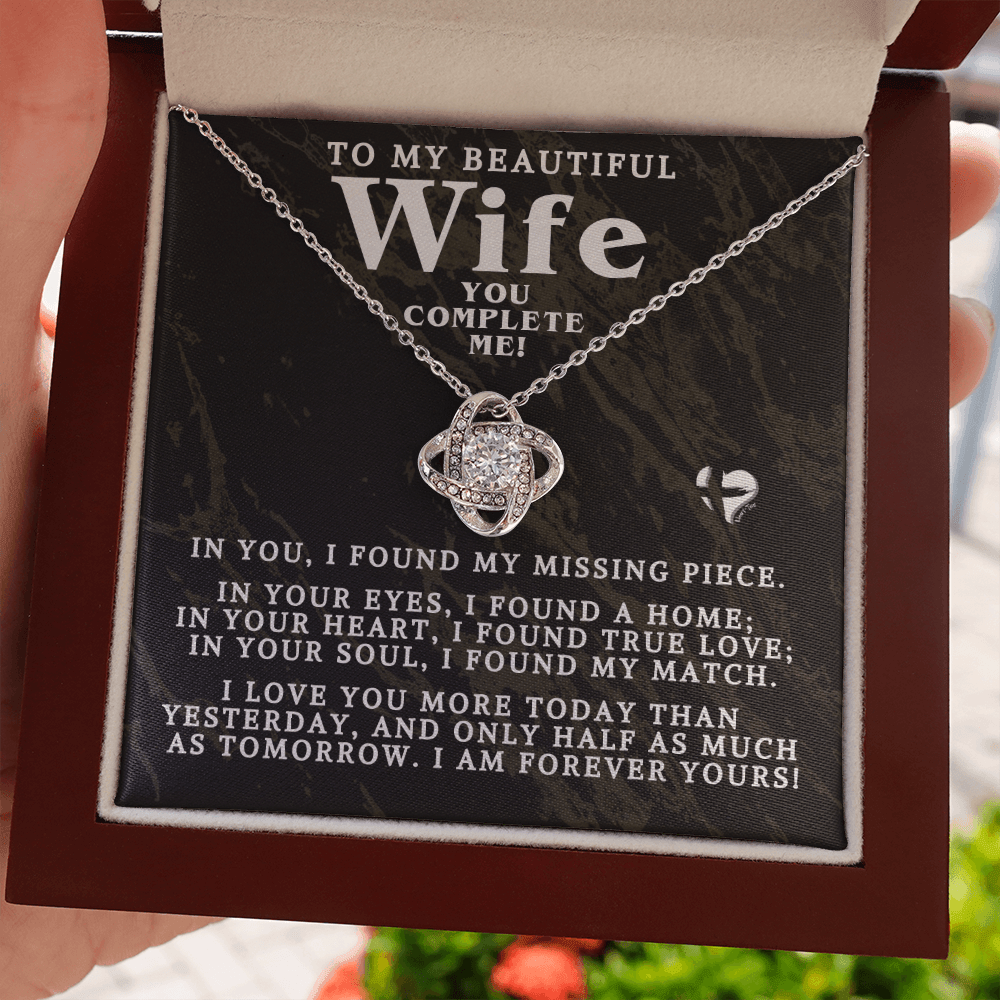 To My Wife - You Complete Me - HGF86LKBlk Jewelry