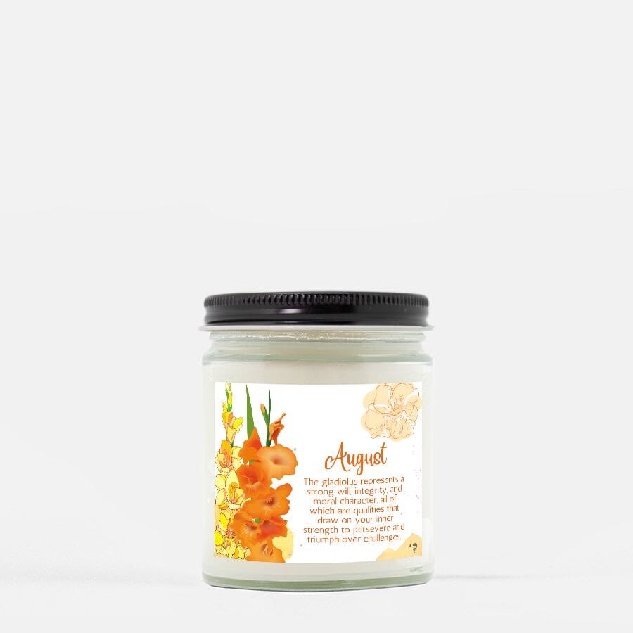 August Gladiolus - Birth Month Flower - Soy Candle HGF#286SC Candles