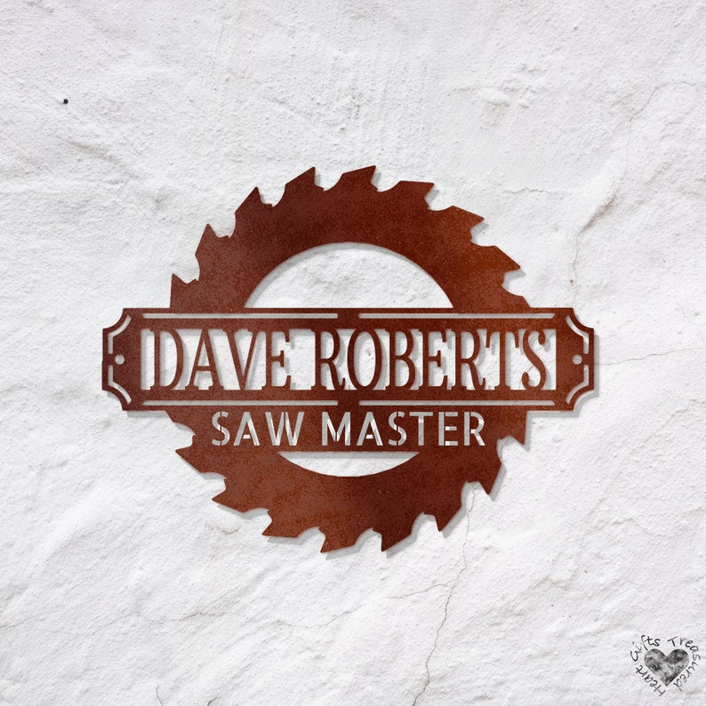 Workshop Tool Sign custom Copper 12"