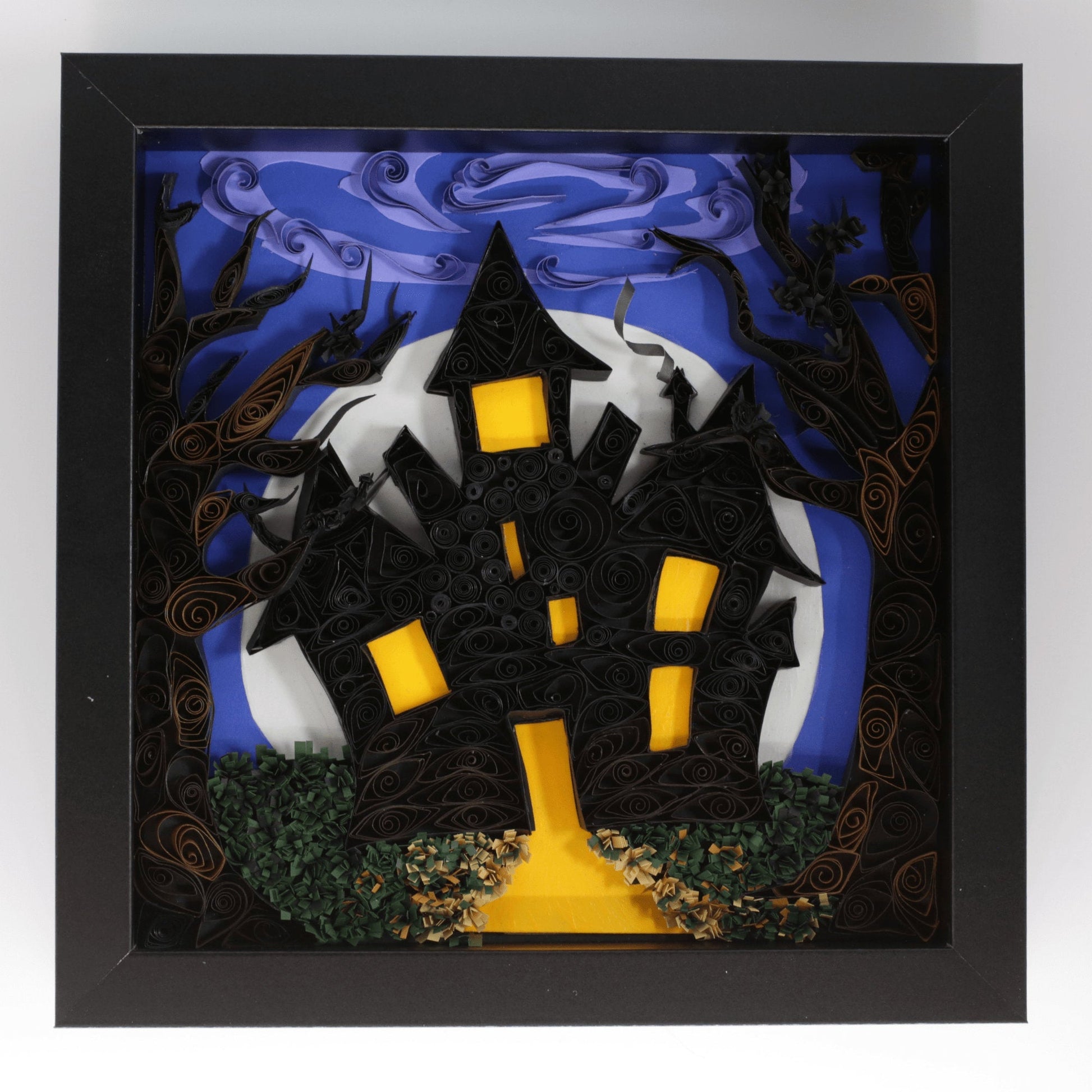 Haunted Mansion Décor Glow In The Dark Paper Art
