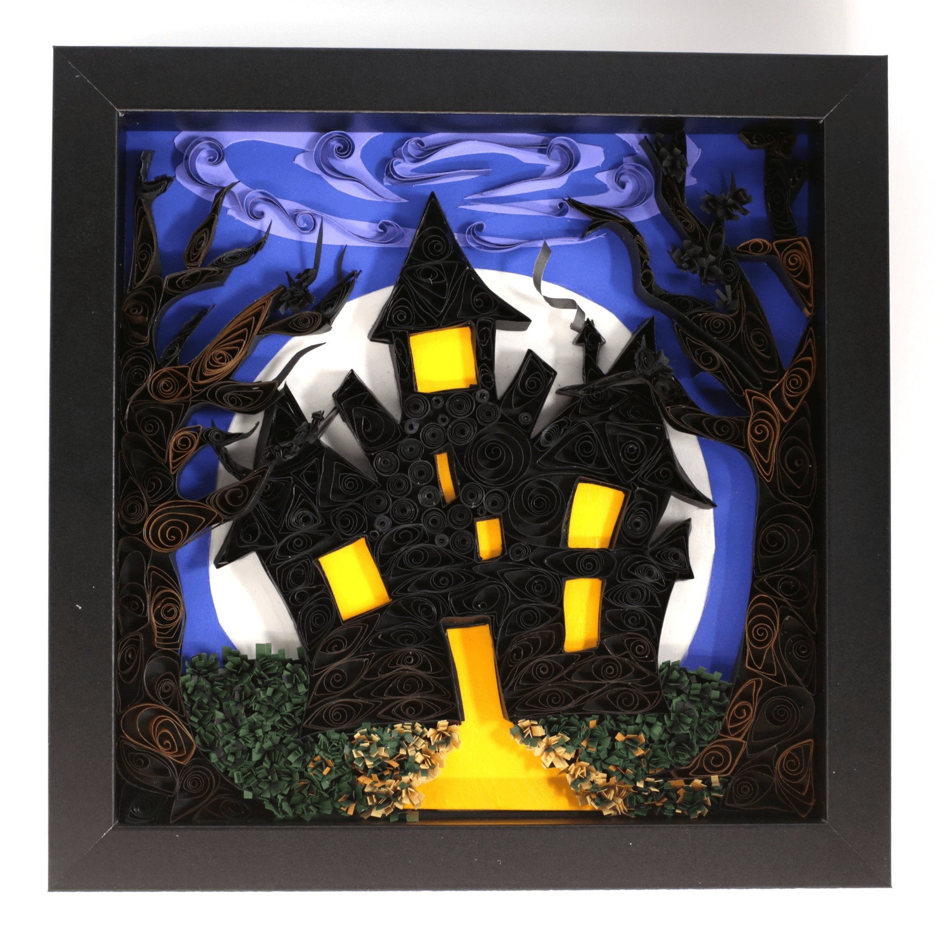 Haunted Mansion Décor Glow In The Dark Paper Art