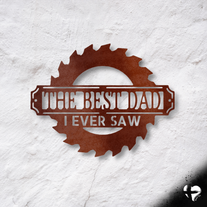 Personalized Metal Art Saw Custom Copper 12"