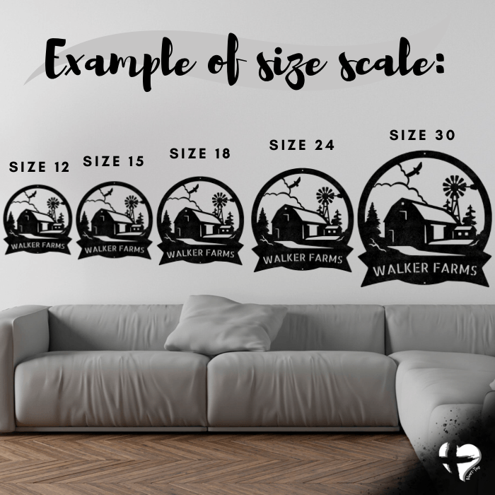 Personalized Nativity Sign Wall Art