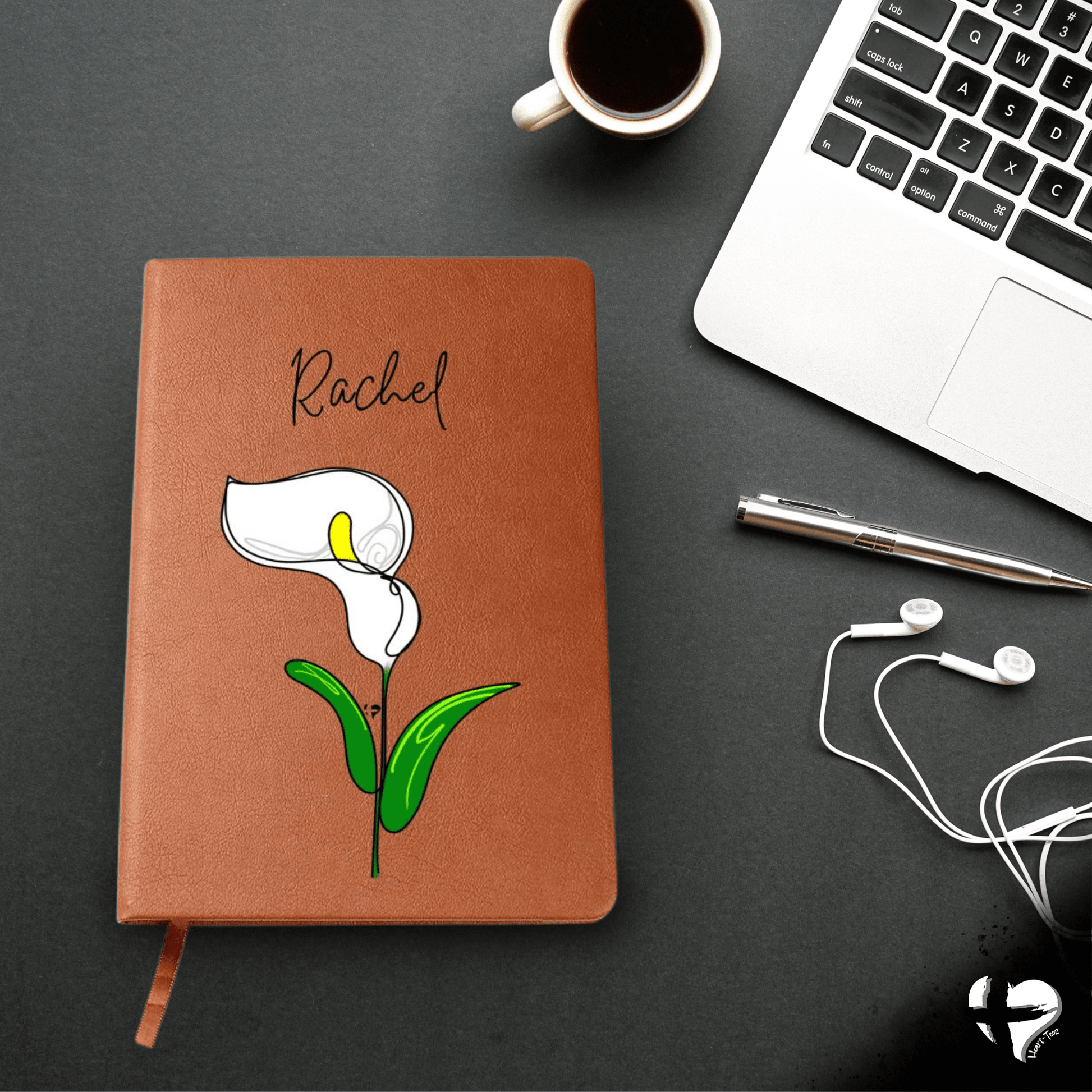 Calla Lily Vegan Leather Journal HGF#340LJ Journal 