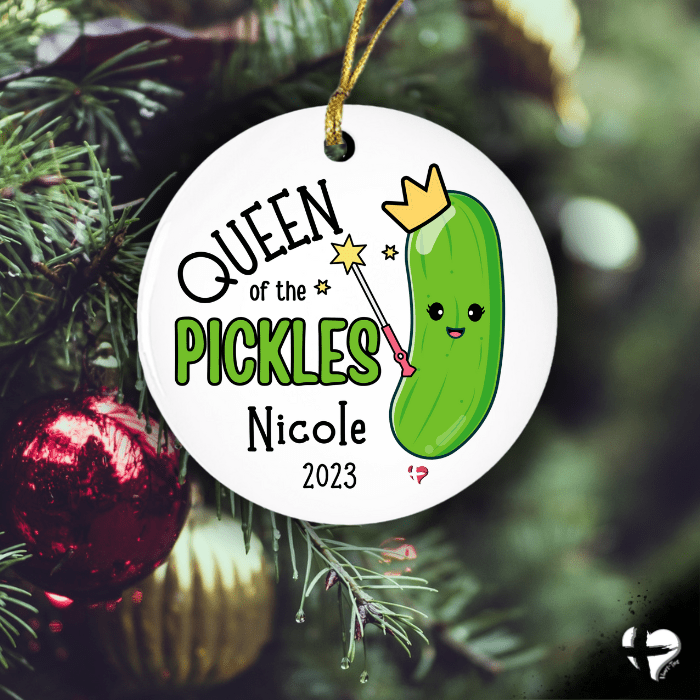 Queen Pickle - Ceramic Ornament - THG#372CO Ornaments and Accents 