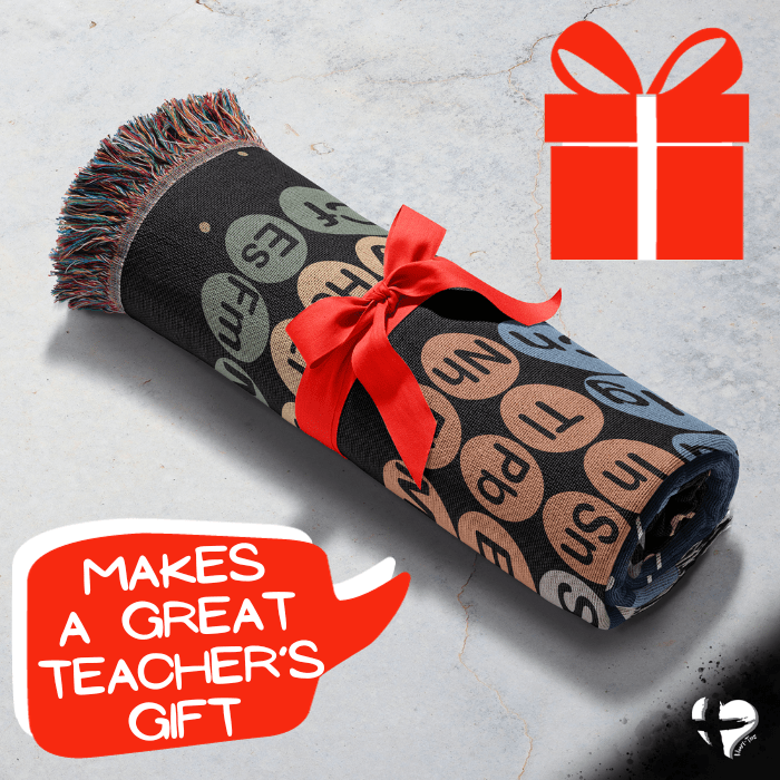 Periodic Table Art - Classroom Tapestry Blanket- THG#349WB blanket 