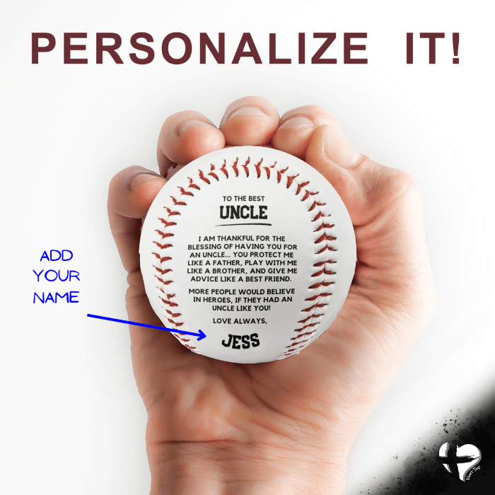 Uncle - Believe in Heroes - Custom Baseball HGF#245BB Sports Red 