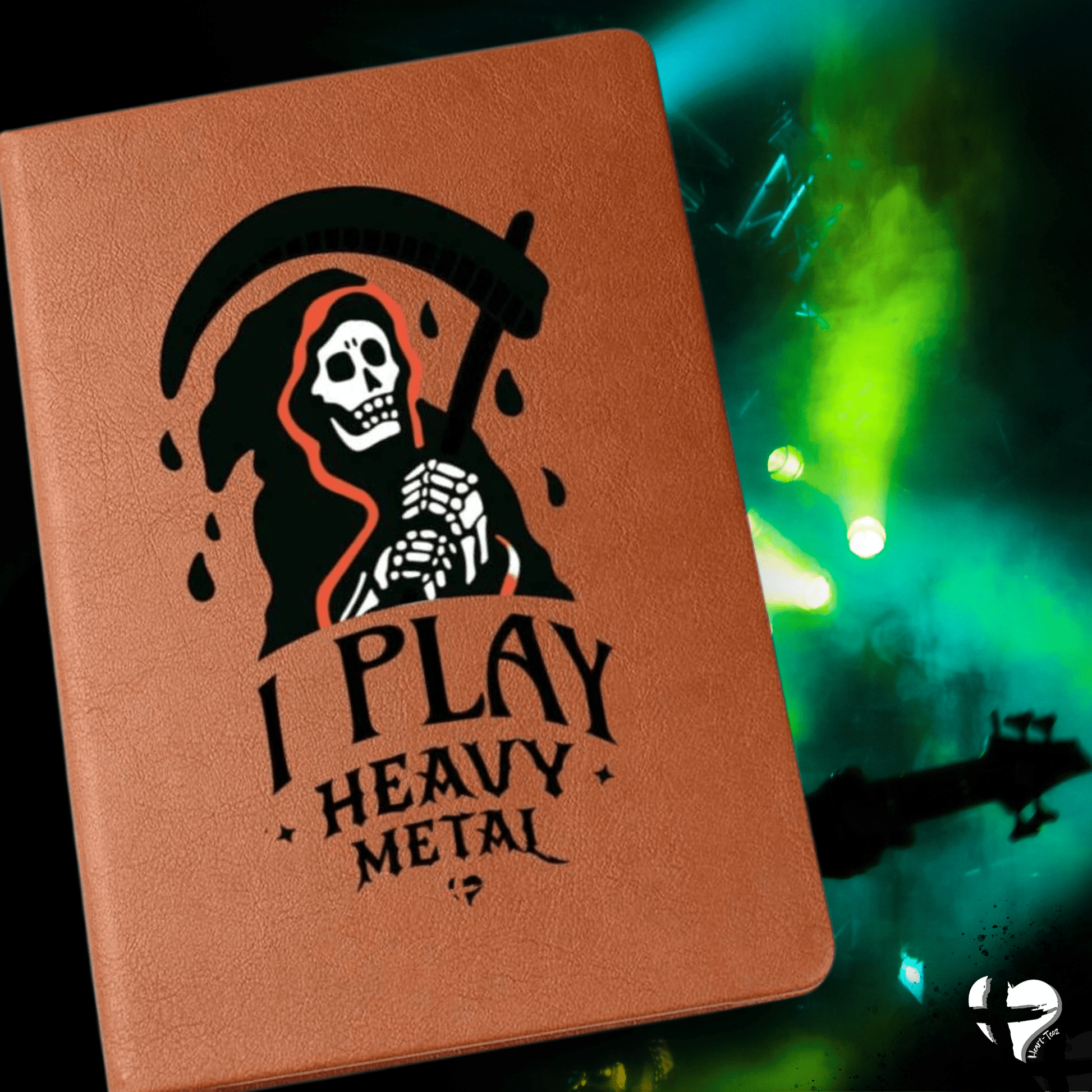 Reaper - I Play Heavy Metal - Leather Journal HGF#321LJ Jewelry 