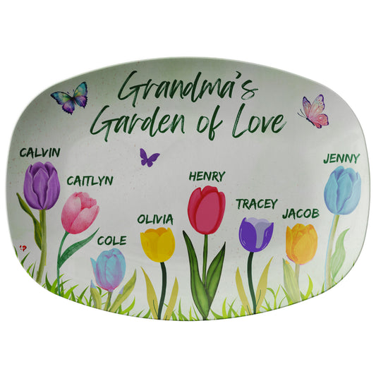 Grandma Tulip Garden Personalized