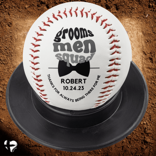 Groomsman Squad - Personalized Baseball - HGF#299BB Sports Red 
